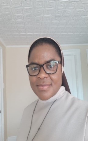 This is a picture of Sister Hilda Agah. Sister Hilda is a member of the Education Committee